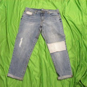 GAP Womens Sexy Boyfriend Fit cropped Size 12 31 R 31R Jeans NWOT smokefree home